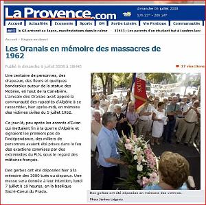 Y RELEVE DANS LA PRESSE LA PROVENCE
